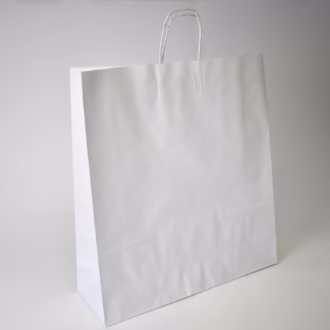 www.agwa.ro Pungi hartie alba 45x17x48 cm maner rasucit