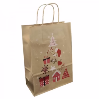agw.ro Pungi hartie imprimata Craciun Tree 32x12x41 cm