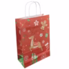 Pungi hartie imprimata motive Craciun Deer 32x12x41 cm